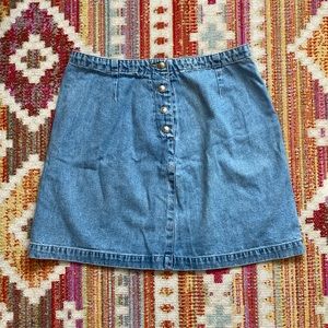 2/$25! Gap Denim Button Front Mini Skirt